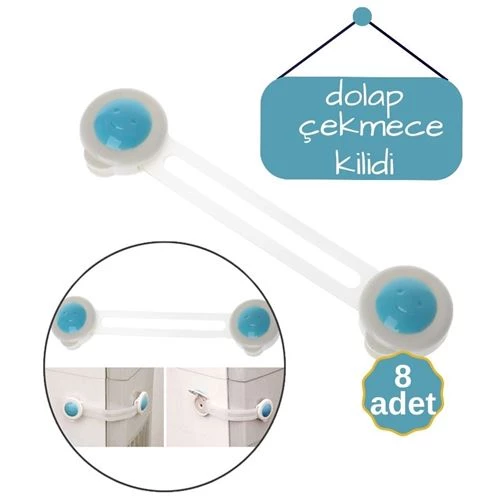 TransForMacion 8 Adet Çocuk Dolap ve Çekmece Kilidi 711897