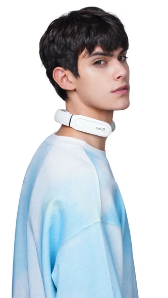 SKG 4356E Özel Isı Terapisi-Termoterapi TENS EMS Frekans Destekli Boyun Masaj Aleti, Taşınabilir, Ergonomik