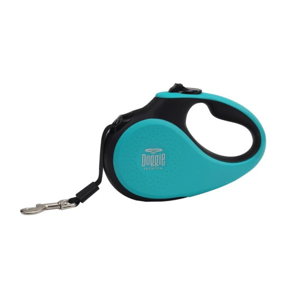 Doggie Otomatik Uzatma Tasması Soft Seri Mavi 25kg 5Metre ürün görseli 1