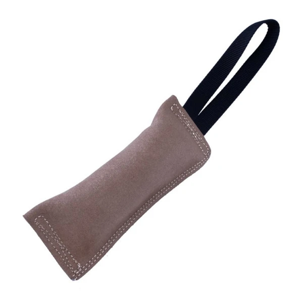 Doggie Süet Deri Köpek Isırma Yastığı Bej 6x25 Cm