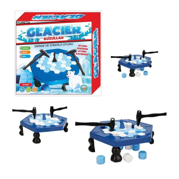 Buz Tuzağı Oyunu Buz Kırma Oyunu Buz Kalesi Buzullar Oyunu Glacier-piyon Düşürme Oyunu