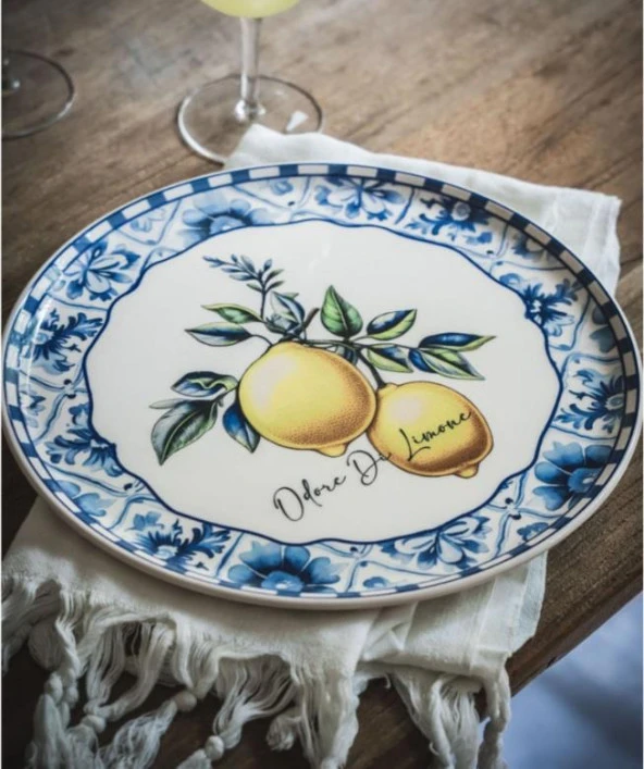 The Mia Odore Di Limone Servis Tabağı 30 Cm ODL0005 - Resim 3