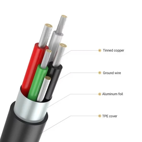 PrimeX  PX-4752 Type C To Gigabit Ethernet, Type C to RJ45 10/100/1000/2500Mbps Gigabit İnternet Çevirici, Type-C to Ethernet Dönüştürücü Adaptör - 3