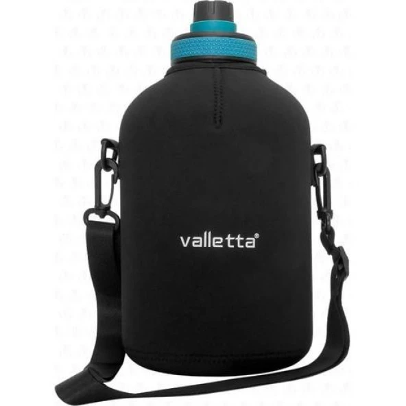 Valletta Winta Bpa Içermez Motivasyonel Su Matarası 2.5 Litre Mavi Su Matarası Suluk - 3