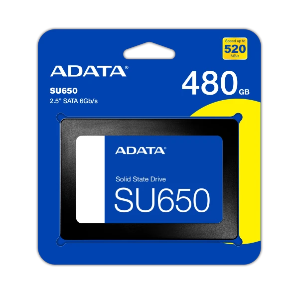 Adata 480GB 2.5" SU650 520-450MB-s ASU650SS-480GT-R Ssd Harddisk - 2