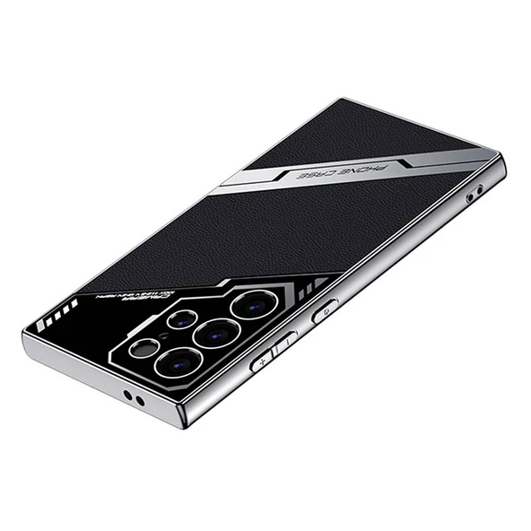 Vendas Samsung Galaxy S24 Ultra Kılıf Kamera Korumalı Suni Deri Tasarım Zore Yeni Seri Procase Kapak - 9