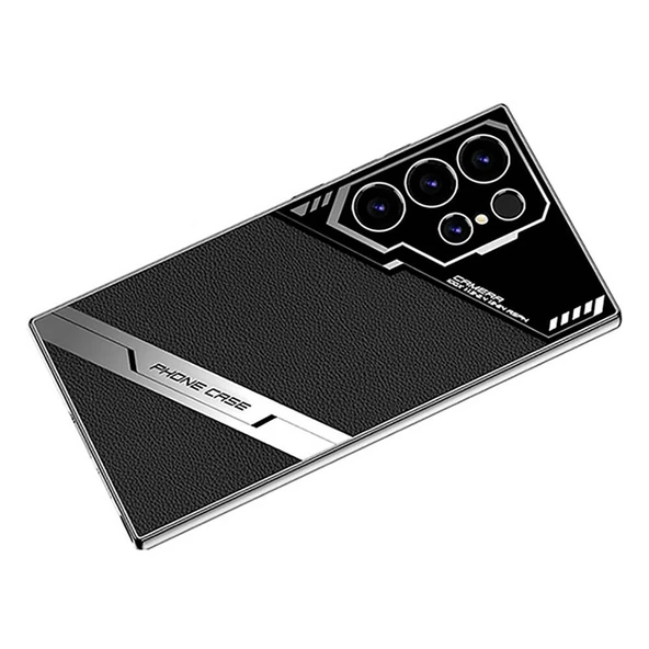 Vendas Samsung Galaxy S24 Ultra Kılıf Kamera Korumalı Suni Deri Tasarım Zore Yeni Seri Procase Kapak - 8