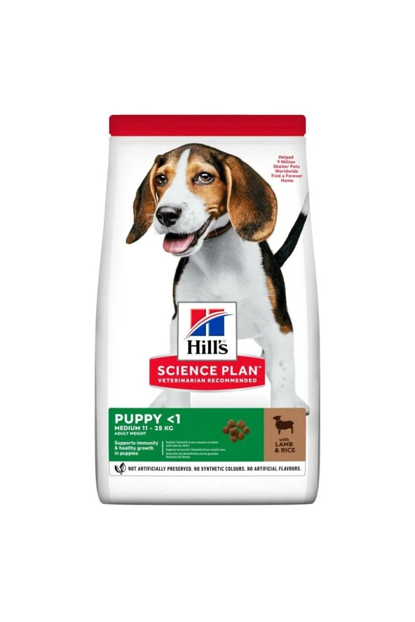 Hill's SCIENCE PLAN Healthy Development Kuzulu Orta Irk Yavru Köpek Maması 2,5kg