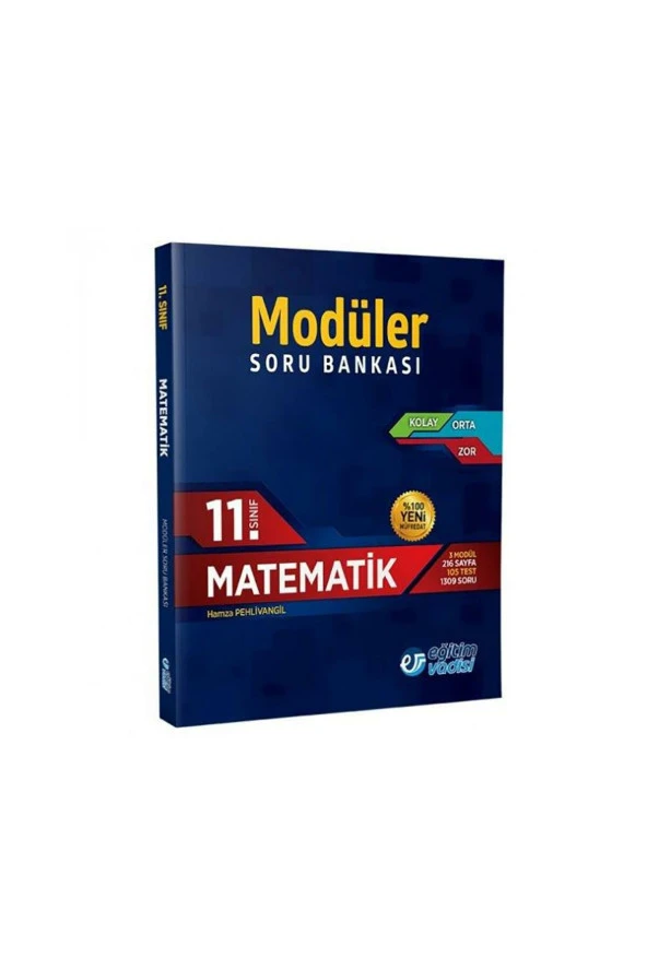 Eğitim Vadisi Yayınları 11.Sınıf Matematik Modüler Soru Bankası