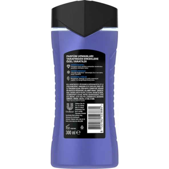 Axe Premium Collection Duş Jeli Blue Lavender 3 In 1 Vücut Saç Yüz 300 Ml - 10
