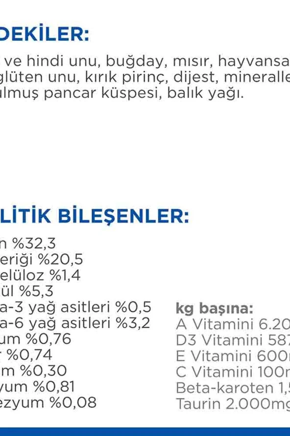 Hill's SCIENCE PLAN Optimal Care Tavuklu Yetişkin Kedi Maması 1,5kg - 7