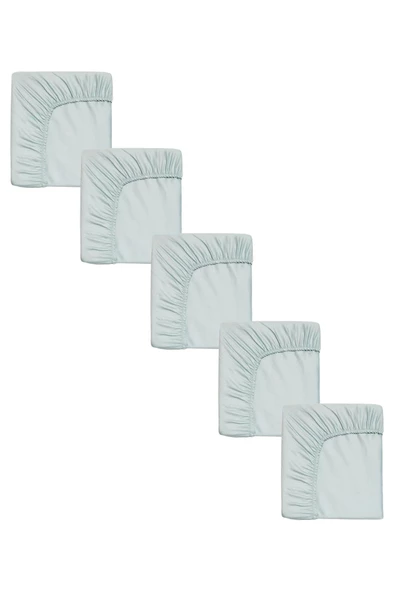 5 Adet Pamuklu ve Lastikli 60 x 120 x 15 cm Penye Bebek Çarşaf - 11