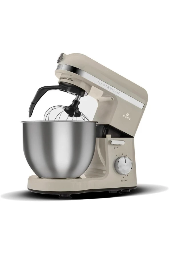 Karaca 6 kademeli PRO Çift kollu aparat Hamur Yoğurma Karıştırıcı Püre ve Çırpıcı 5LT Mutfak Şefi - 3