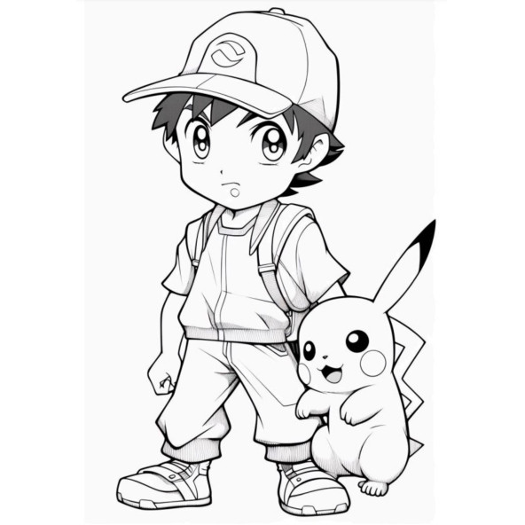 Pokemon Boyama Kitabı (60 Süper Pokemon) - 8