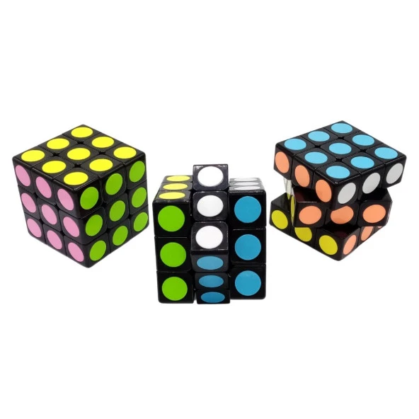 Sihirli Küp Yapboz Magic Cube 5.5 x 5.5cm No.1 - 3