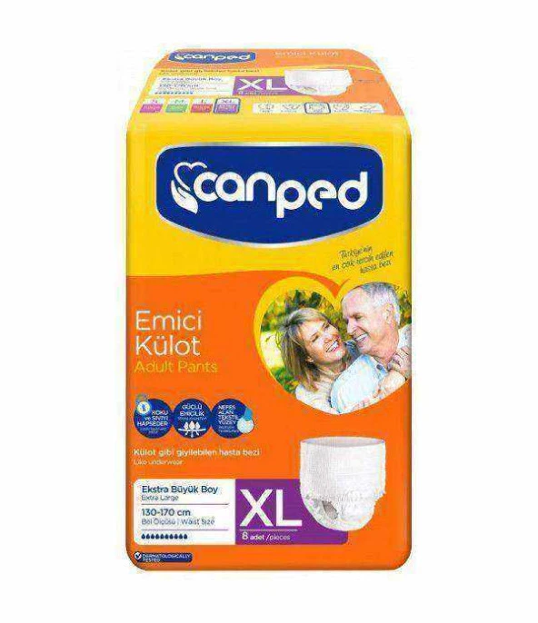 Canped Emici Külot  Extra Large x 8 Adet