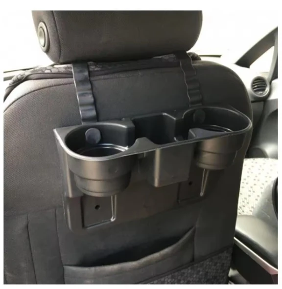 OTO MOTTO Siyah Araç İçi Koltuk Arası Ve Başlık Bardak Tutucu Bardaklık - 3