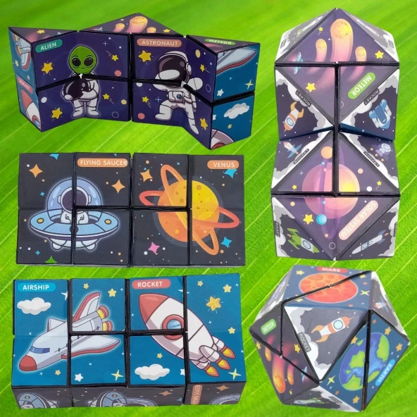 Sihirli Küp Yapboz Magic Cube 6 x 6cm No.8 - 5
