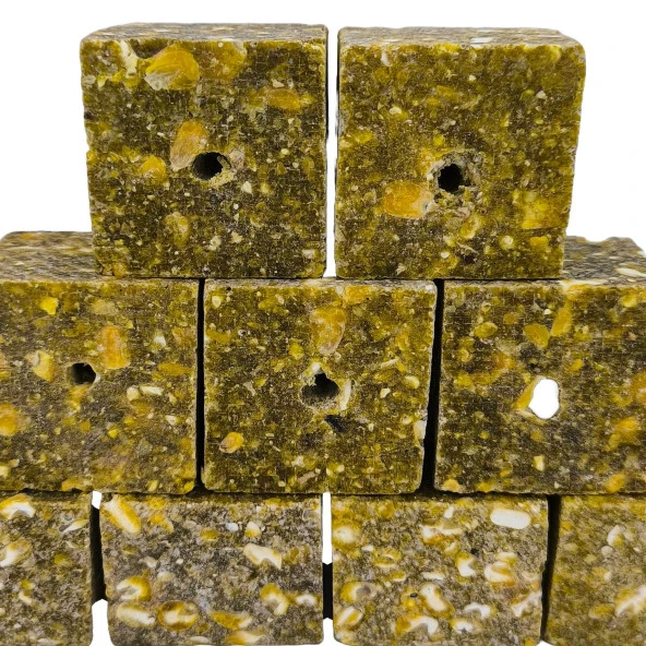 Hedyex 2Kg Sazan Küspesi Delikli Küp Mısır Küspesi Kare - 3