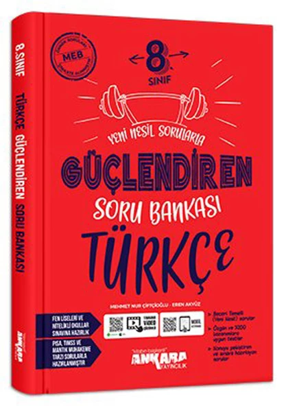 Ankara 8. Sınıf Güçlendiren Türkçe Soru Bankası