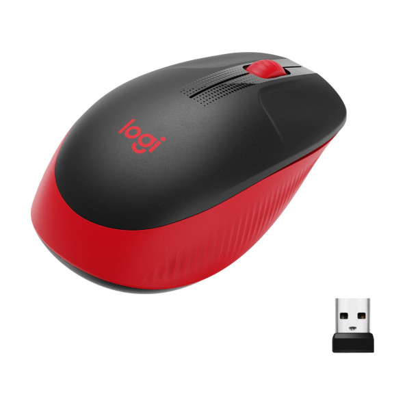 Logitech M191 910-005910 Kırmızı Optik Kablosuz Mouse