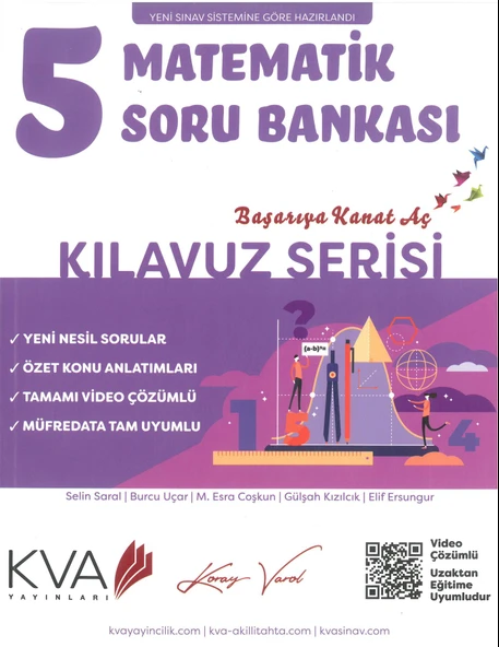 Koray Varol 5.Sınıf Kılavuz Serisi Matematik Soru Bankası