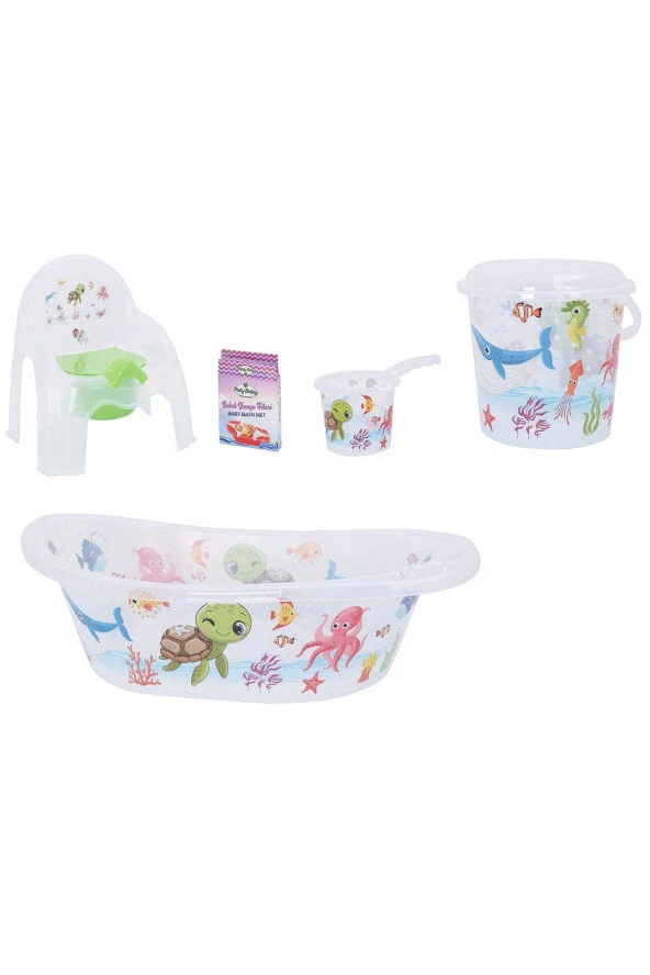 LETS GO BABY  Çift Yön Bebek Arabası Bebek Çeyiz Seti 14Parça Beşik Ana Kucağı Kanguru Küvet Seti Puset Yürüteç - Resim 5