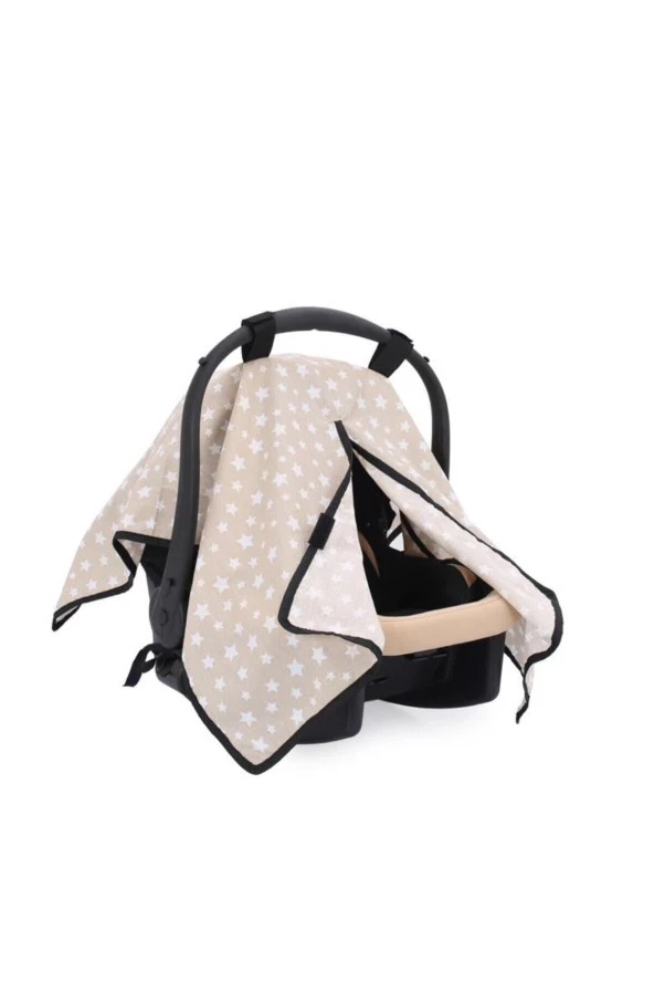 LETS GO BABY  Bebek Çeyiz Seti 13 Parça Çift Yön Bebek Arabası Tüllü Beşik Ana Kucağı Yürüteç Küvet Takımı Puset - Resim 6