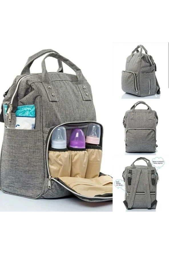 ALDEBA  Çiftyön Bebek Arabası Bebek Çeyiz Seti 11parça Beşik Anakucağı Düz Kafa Yastğı Puset Kanguru Çanta - 2