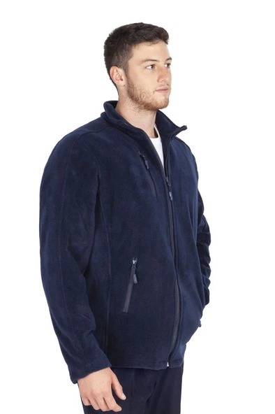 Erkek Doktor Hemşire Poları Hastane Kışlık Polar Ceket Modeli - 9