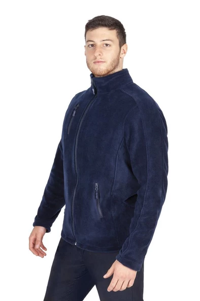 Erkek Doktor Hemşire Poları Hastane Kışlık Polar Ceket Modeli - 11