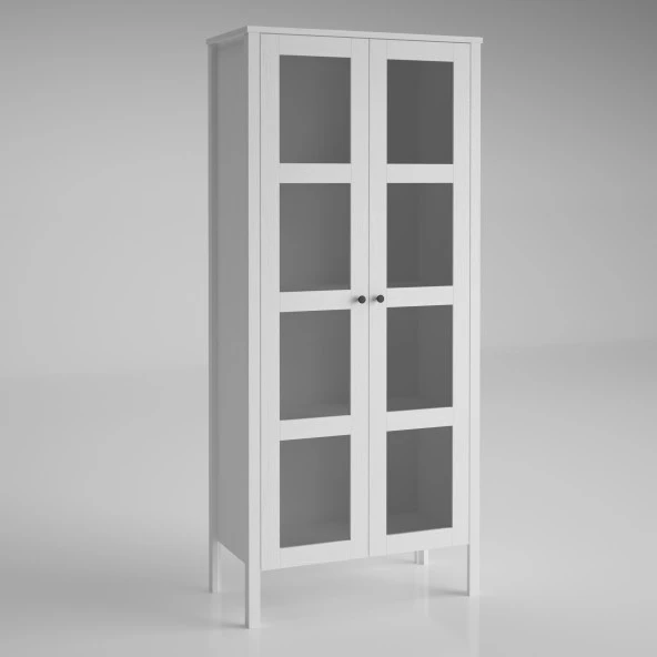 Sakura Romy Cam Kapaklı Kitaplık - 5