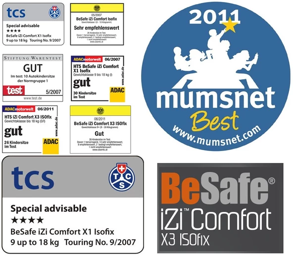 Besafe İzi Comfort X3 İsofix 9-18 Kg Bebek Çocuk Oto Koltuğu - 9