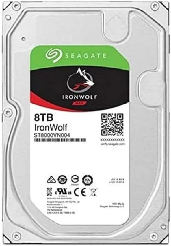Seagate İronwolf ST8000VN004 8TB Sabit Disk-TEŞHİR ürün görseli 1