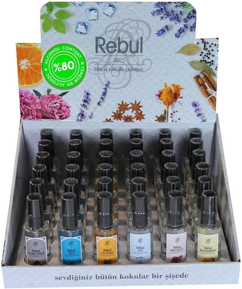 Rebul 36lı Set 50ml Sprey Kolonya ürün görseli 1