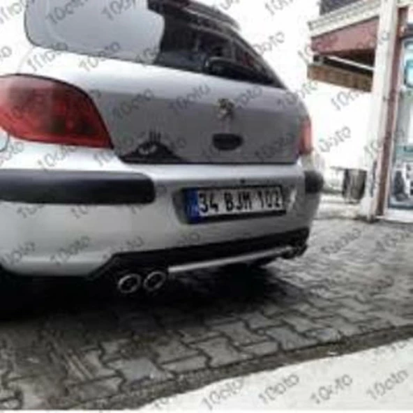 Peugeot 307 Difüzör Plastik 4 çıkış egzoz görünümlü Universal Lütfen Açıklamayı Okuyun - PL-10