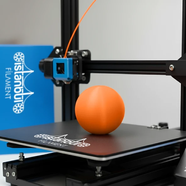 İstanbul Filament 3D Baskı Pla+ Filament Pastel Turuncu 1 kg 1,75MM 0,05 mm Bambu Lab Uyumlu - Resim 4