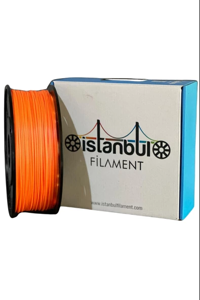 M19 PLA+ PASTEL TURUNCU İSTANBUL FİLAMENT 1 KG ÇAP 1,75mm ± 0,05 MM (3D YAZICI KARTUŞU) BAMBU LAB UYUMLU - 2