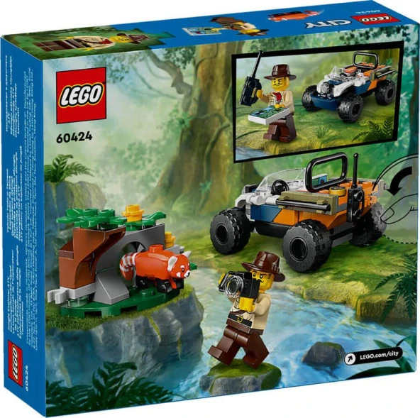 Lego City 60424 Jungle Explorer Atv Red Panda Mission