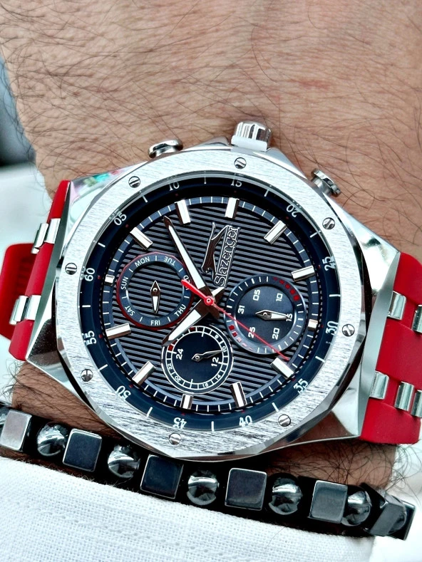 Slazenger SL.09.2218.2.06 Silikon Erkek Kol Saati - Resim 5