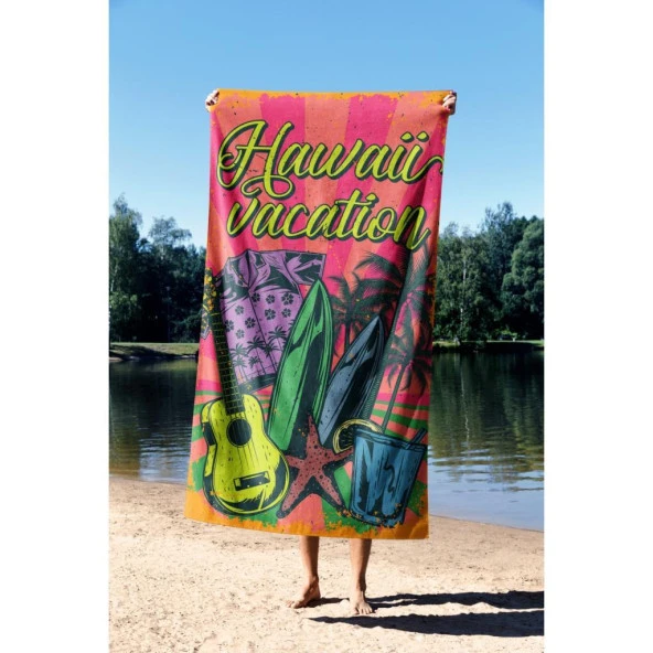 Essential Towel Hawaii Vacation Plaj Havlusu 90*150cm