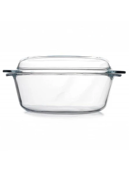 Paşabahçe 59001 Gri Kapaklı Borcam Fırın Kabı 22X8 cm 2100 cc - 3