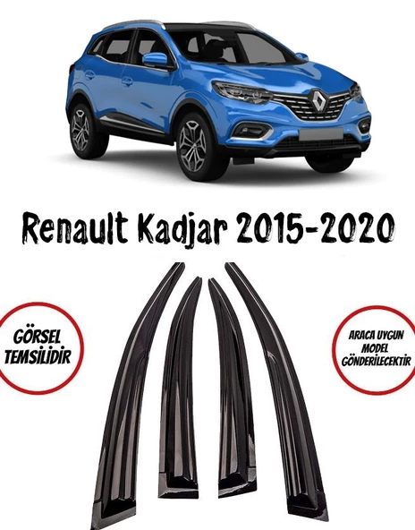 Renault Kadjar 2015-2020 Arası Cam Rüzgarlığı