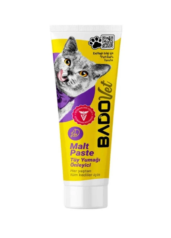 BADO KEDİ MALT PASTE BESİN TAKVİYE TÜP 100 GR - 3