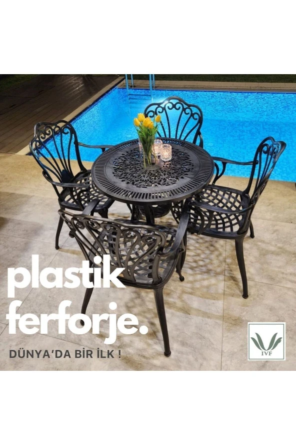 FORMOUTDOOR Ivf Istanbul 2'li Masa Takımı 2 Sandalye 1 Masa