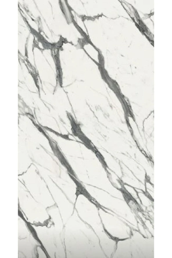 GENTAŞ Compact Masa Tablası 90q Yuvarlak Afyon Marble - Resim 2