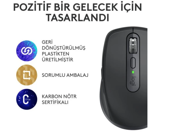 Logitech Mx Anywhere 3 Mouse Siyah 910-005988 - 7