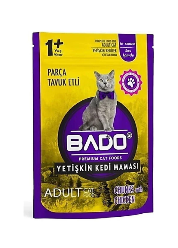 BADO YAŞ MAMA YETİŞKİN KEDİ 85 GR TAVUK ETLİ