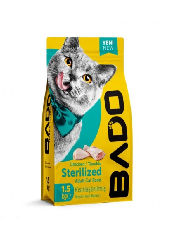 BADO KEDİ MAMASI KISIRLAŞTIRILMIŞ 1,5 KG