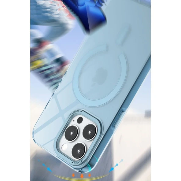 Cda Store iPhone 15 Pro Uyumlu Kılıf Magsafe Özellikli Ultra İnce Kılıf - 6